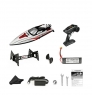 Радиоуправляемый катер Grey Extreme (48 см, 55 км/ч, Brushless, 2.4G, рюкзак для переноски) - HJ816PRO-GREY-BAG