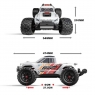 Радиоуправляемый монстр MJX Hyper Go v2 Brushless 4WD 2.4G LED 1:10 (цвет белый) MJX-10208-V2-WHITE