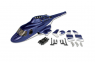 Align Фюзеляж копийный 500D AirWolf, синий, T-Rex 500