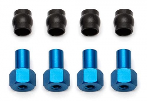 Associated Стойка крепления амортизаторов со втулками V2 (Алюм)