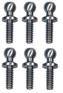 Associated Стойки шаровые 0.30"/7.6мм (6шт) SILVER S.H.