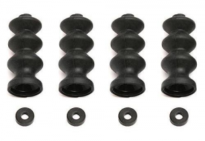 Associated Чехлы штоков амортизатора 13мм (4шт)