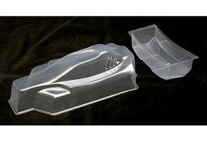 Associated Кузов 1/10 багги - B44 W/ 6.5 WING - некрашеный