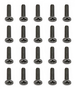 Associated Винт потайной M2x8мм FH PS (20шт)
