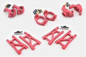 STANDART Алюминиевый комплект тюнинга для Remo Hobby 1/16 (цвет красный)