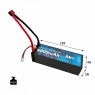 Аккумулятор LiPo B&C - 11.1v 6000мАч 90C (3S, Hardcase, разъём Bullet 5.0 мм + TPlug)