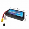 Аккумулятор B&C 22000 MAH 22.2V (6s) 25C (SoftCase, разъем XT90S)