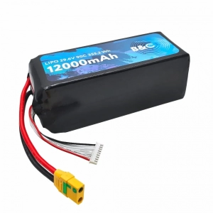 Аккумулятор B&C 12000 MAH 29.6V (8s) 90C (SoftCase, разъем XT90S)