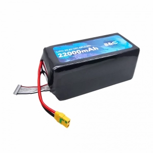 Аккумулятор B&C 22000 MAH 29.6V (8s) 25C (SoftCase, разъем XT90S)