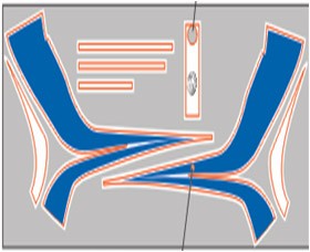 Набор наклеек MD500