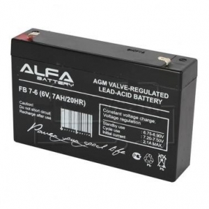 Аккумулятор Alfa Battery 6V 7,2 Ah