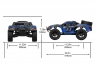 Радиоуправляемый шорт-корс Remo Hobby EX3 (синий) 4WD 2.4G 1/10 RTR