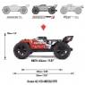 Радиоуправляемая модель трагги ARRMA Kraton 1:10 4WD BLX V2 4S Brushless RTR (цвет зеленый)