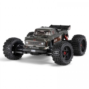 Радиоуправляемая модель монстра ARRMA Outcast V2 BLX 1:10 4WD 4S Brushless RTR (цвет оружейного металла)