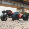 Радиоуправляемая модель монстра ARRMA KRATON V6 BLX 1:8 4WD 6S Brushless RTR (цвет синий с оранжевым)