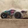 Радиоуправляемая модель монстра ARRMA KRATON V6 BLX 1:8 4WD 6S Brushless RTR (цвет синий с розовым)