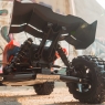 Радиоуправляемая модель монстра ARRMA KRATON V6 BLX 1:8 4WD 6S Brushless RTR (цвет синий с розовым)