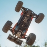 Радиоуправляемая модель монстра ARRMA KRATON V6 BLX 1:8 4WD 6S Brushless RTR (цвет синий с розовым)