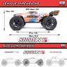 Радиоуправляемая модель монстра ARRMA KRATON V6 BLX 1:8 4WD 6S Brushless RTR (цвет синий с розовым)