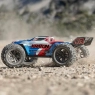 Радиоуправляемая модель монстра ARRMA KRATON V6 BLX 1:8 4WD 6S Brushless RTR (цвет синий с красным)