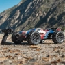Радиоуправляемая модель монстра ARRMA KRATON V6 BLX 1:8 4WD 6S Brushless RTR (цвет синий с красным)