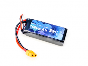 Аккумулятор B&C LiPo 1600 MAH 11.1V (3s) 60C, XT60, Soft case