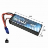 Аккумулятор LiPo B&C - 7.4v 5000мАч 50C (2S, Hardcase, разъём EC5)