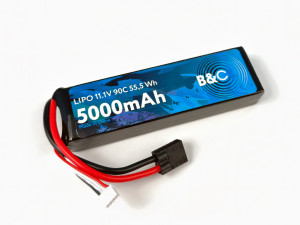 Аккумулятор LiPo B&C - 11.1v 5000мАч 90C (3S, Softcase, разъём TRX)