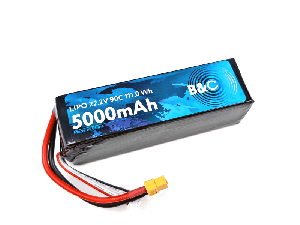 Аккумулятор B&C LiPo 5000 mAh 22.2V (6s), 90C, XT60, Soft case