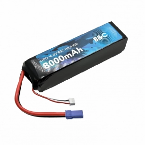 Аккумулятор B&C LiPo 14.8v 8000мАч 90C (4S, Softcase, разъём EC5)