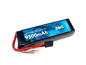 Аккумулятор B&C LiPo 9500 mAh 14.8V (4s) 100C, TRX, Soft case (для Traxxas Maxx 4S и X-Maxx 8S)