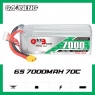 Аккумулятор GNB 7000MAH 6S1P 22.2V 70С/140C XT60U SoftCase