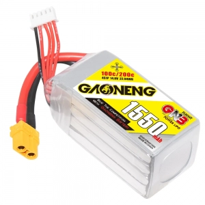 Аккумулятор GNB 1550MAH 4S 14.8V 100С/200C XT60 SoftCase RC FPV drone LiPo Battery Pack Graphene
