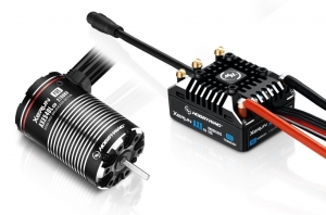 Бесколлекторная сенсорная система Xerun COMBO AXE R2 540L 2100KV FOC­ для краулеров масштаба 1:10