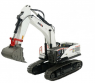Радиоуправляемый экскаватор белый HUI NA TOYS масштаб 1:14 2.4G - HN1594