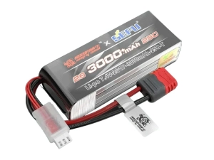 Аккумулятор Li-Po 3000mAh, 7,4V, 25C, T‐plug (для автомоделей MJX 14301, 14302, 14303, 14209, 14210)