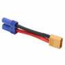 Переходник XT60 (папа) - EC5 (мама) 150 мм 10AWG