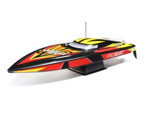 Радиоуправляемый катер ProBoat Sonicwake 36" v2 6S Brushless Deep-V RTR c функцией автопереворота (цвет черный с красным)