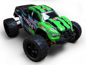 Радиоуправляемый монстр Remo Hobby GT Brushless 4WD 2.4G 1/10 RTR (цвет зеленый)