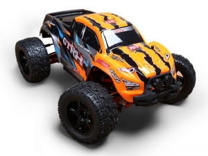 Радиоуправляемый монстр Remo Hobby GT Brushless 4WD 2.4G 1/10 RTR (цвет оранжевый)
