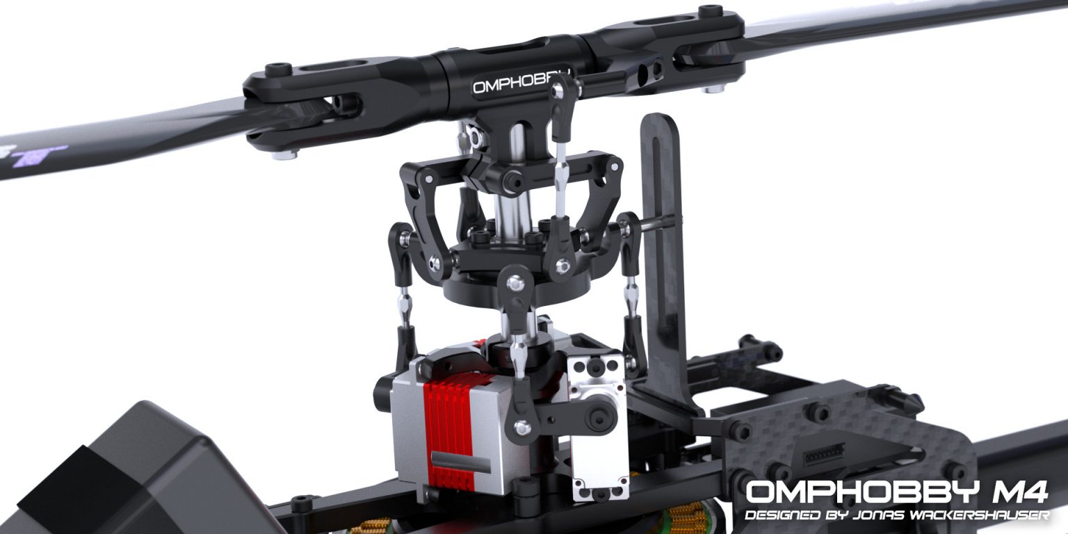 OMPHobby M4 servo layout
